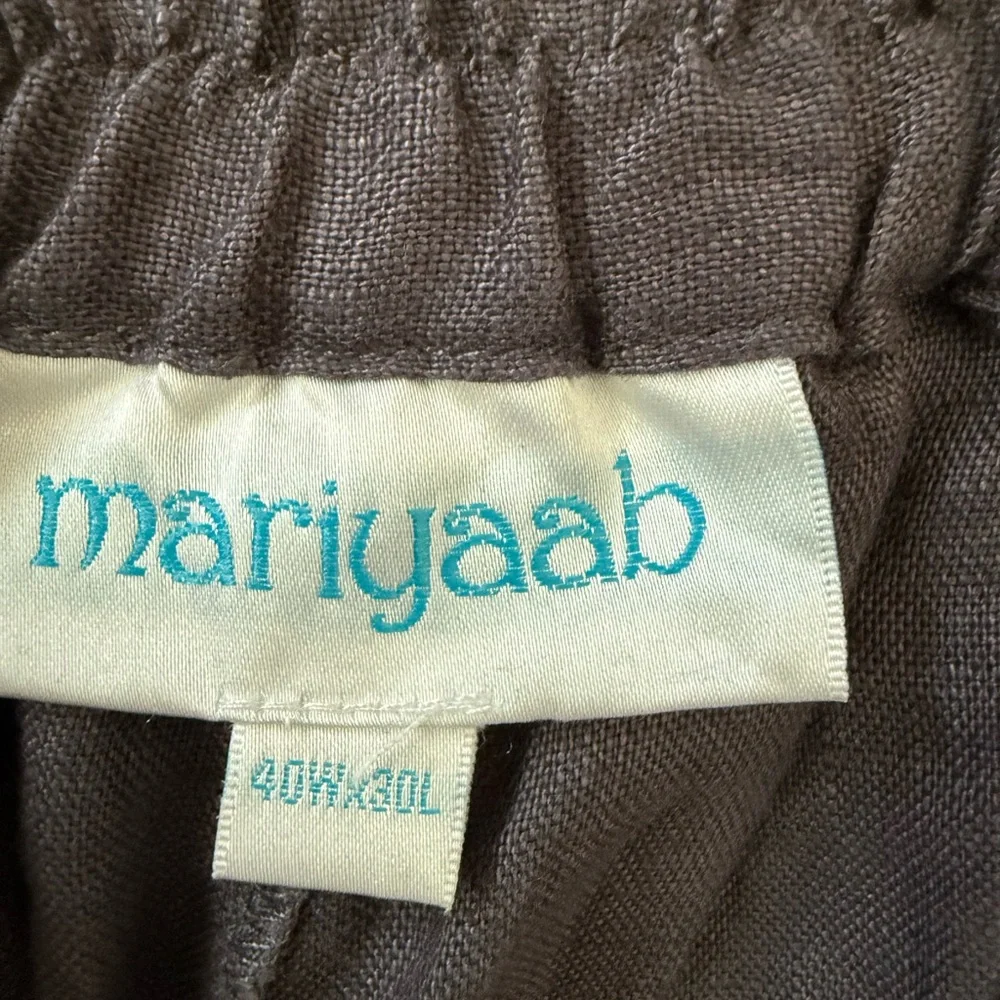 Men's Gray Casual Linen Pants New without Tags